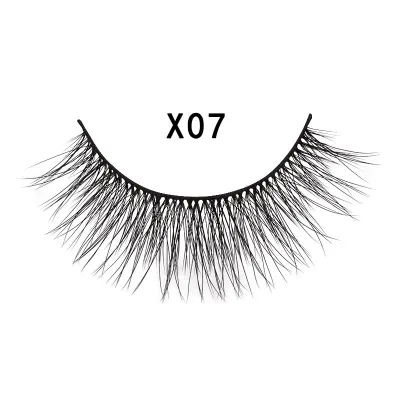 3pairs/set Women 3D Multilayer Mink Hair Eyelashes Fluffy Natural Look