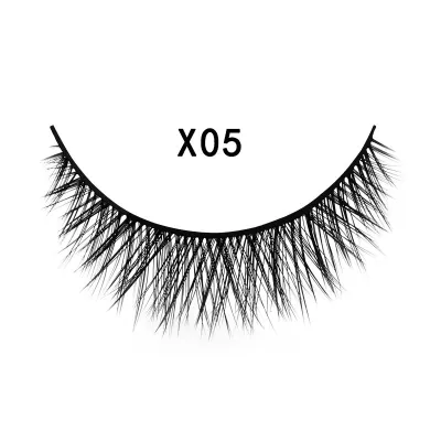 3pairs/set Women 3D Multilayer Mink Hair Eyelashes Fluffy Natural Look