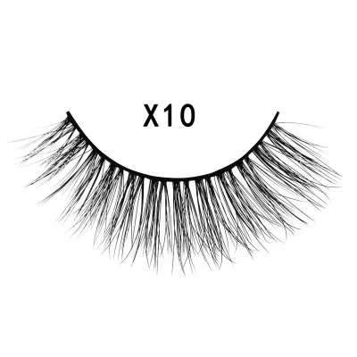 3pairs/set Women 3D Multilayer Mink Hair Eyelashes Fluffy Natural Look