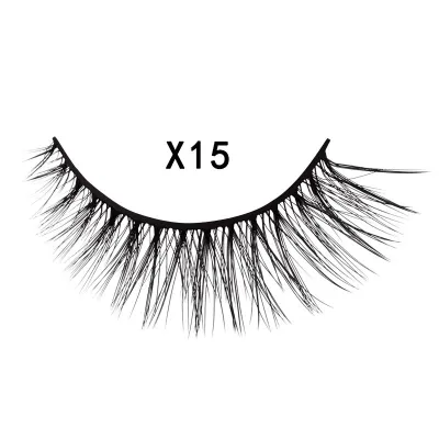 3pairs/set Women 3D Multilayer Mink Hair Eyelashes Fluffy Natural Look