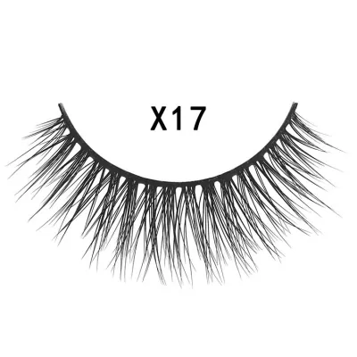 3pairs/set Women 3D Multilayer Mink Hair Eyelashes Fluffy Natural Look