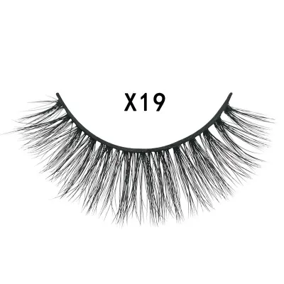 3pairs/set Women 3D Multilayer Mink Hair Eyelashes Fluffy Natural Look
