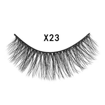 3pairs/set Women 3D Multilayer Mink Hair Eyelashes Fluffy Natural Look