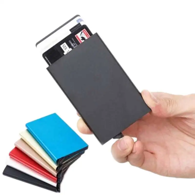 Creative Metal Aluminum Card Wallet Bag