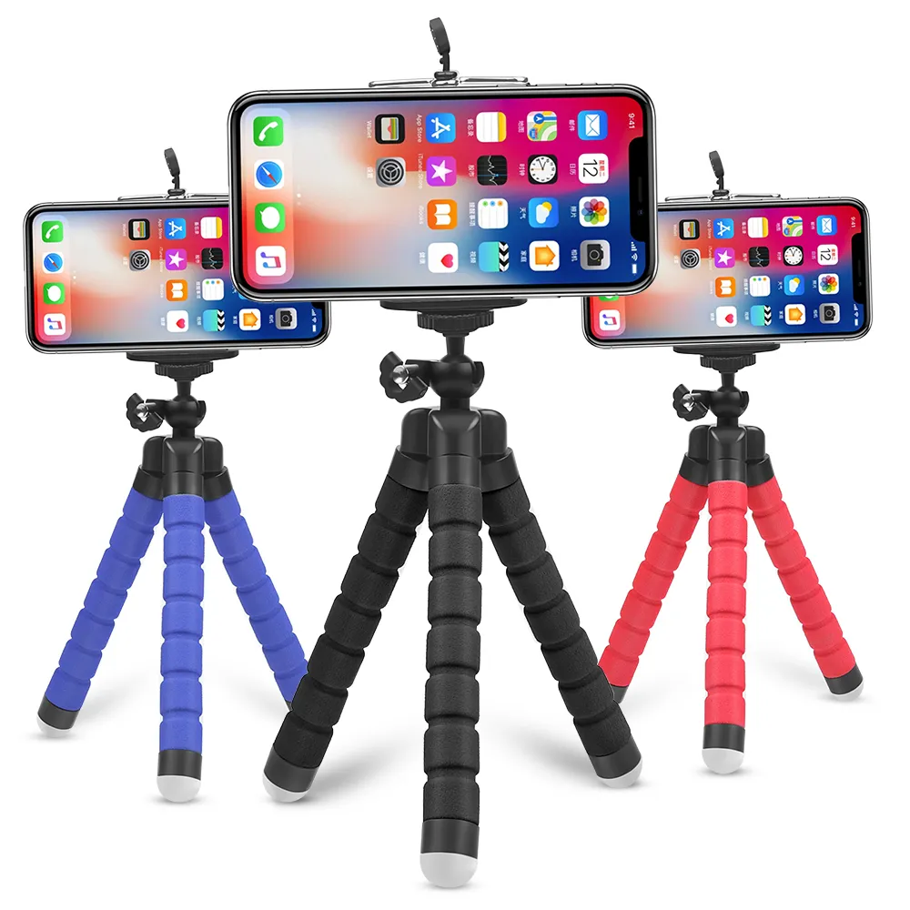 Creative Octopus Style Flexible Tripod Mobile Phone Camera Holder Stand