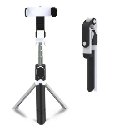 New Bluetooth Live Broadcast Selfie Tripod Stainless Steel Portable Phone Holder