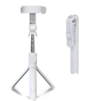 New Bluetooth Live Broadcast Selfie Tripod Stainless Steel Portable Phone Holder