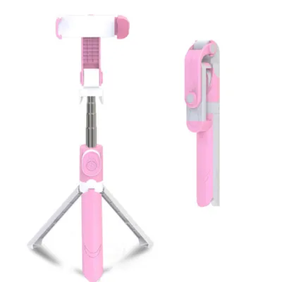New Bluetooth Live Broadcast Selfie Tripod Stainless Steel Portable Phone Holder