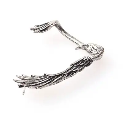 Women Halloween Bat Wing Shape One-piece Ear Clip Jewelry Earrings