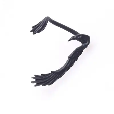 Women Halloween Bat Wing Shape One-piece Ear Clip Jewelry Earrings