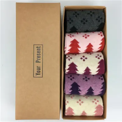 Women Christmas Thickening Warm Cartoon Socks
