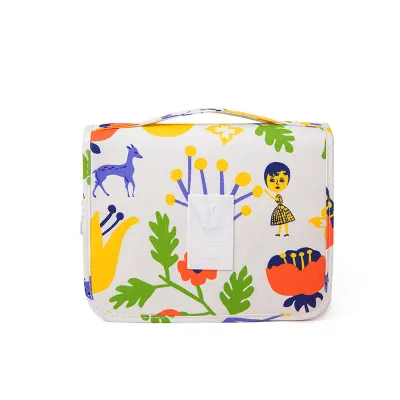 Women Fashion Cartoons Printing Large Capacity Cosmetic Bags