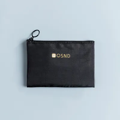 Women Multifunction Mesh Cloth Cosmetic Bag Simple Modern Nylon Cosmetics Organizer