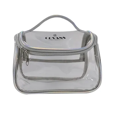 Women Transparent Zipper Portable Cosmetic Bag PVC Travel Makeup Organizer