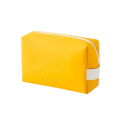 Women's Fashion Color Blocking Zipper Portable Cosmetic Bag