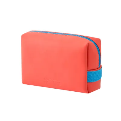 Women's Fashion Color Blocking Zipper Portable Cosmetic Bag