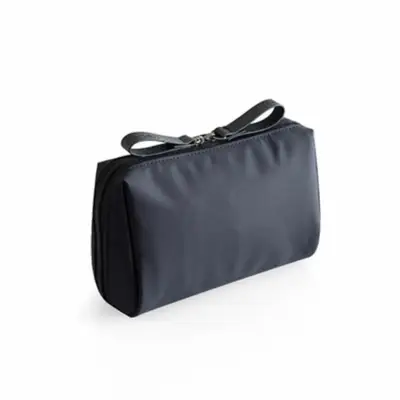 Women's Fashion Color Block Zipper Portable Cosmetic Bag