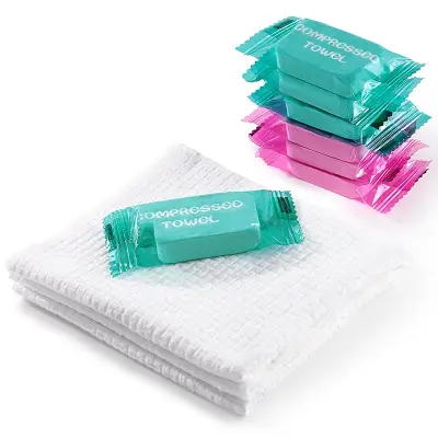 10pcs Mixed Color Disposable Skin Friendly Soft Facial Towel
