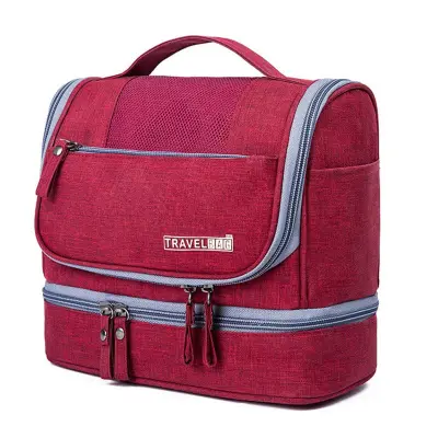 Women Fashion Multifunctional Large Capacity Cosmetic Bag Korean Style Cation Makeup Organizer