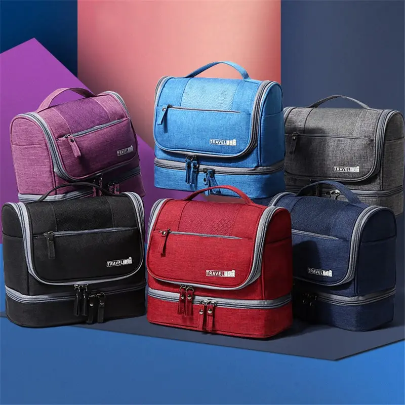 Women Fashion Multifunctional Large Capacity Cosmetic Bag Korean Style Cation Makeup Organizer