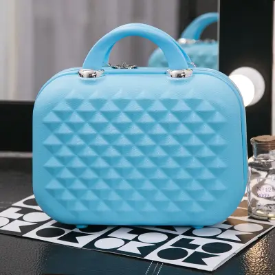 Women Fashion Large Storage Multifunctional ABS Cosmetic Case with Zipper