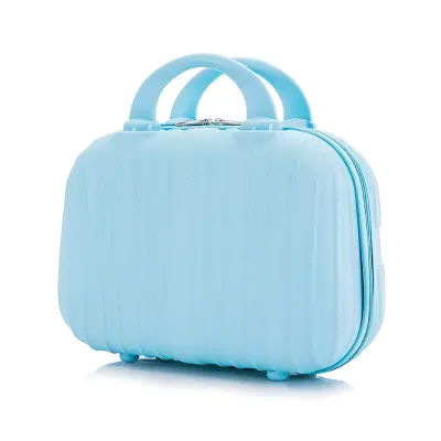 Women Fashion Hard Shell Solid Large Capacity Cosmetic Case