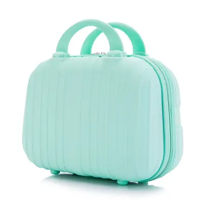 Women Fashion Hard Shell Solid Large Capacity Cosmetic Case