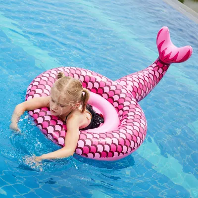 Mermaid Shape Baby Inflatable Swimming Ring