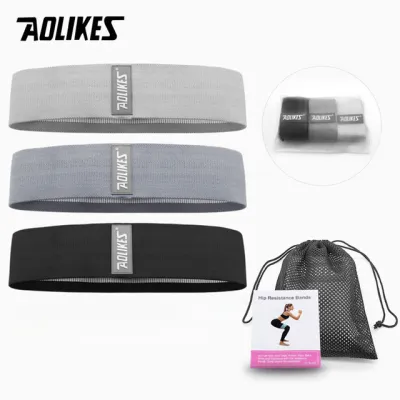 3pcs/set Non-slip Yoga Hip Resistance Band Gym Fitness Rubber Band