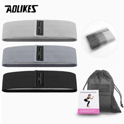 3pcs/set Non-slip Yoga Hip Resistance Band Gym Fitness Rubber Band