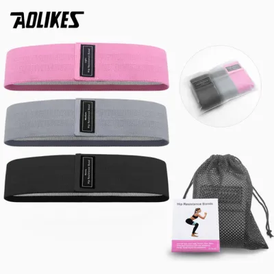 3pcs/set Non-slip Yoga Hip Resistance Band Gym Fitness Rubber Band