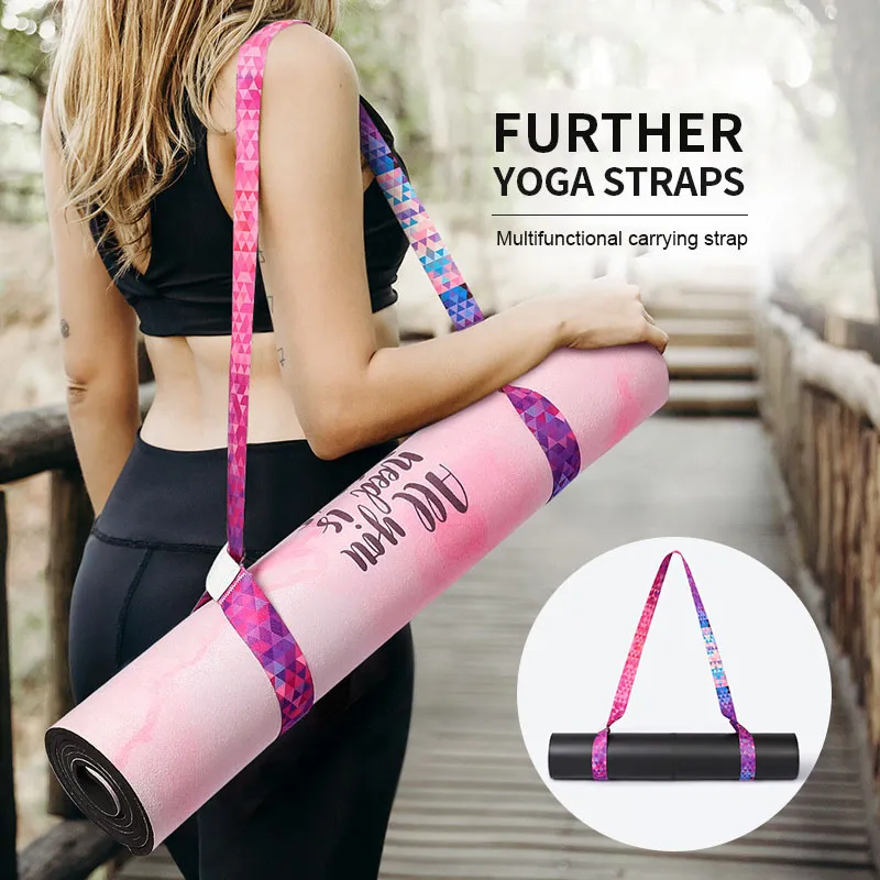 Fitness Elastic Yoga Stretch Belt Pure Cotton Gradient
