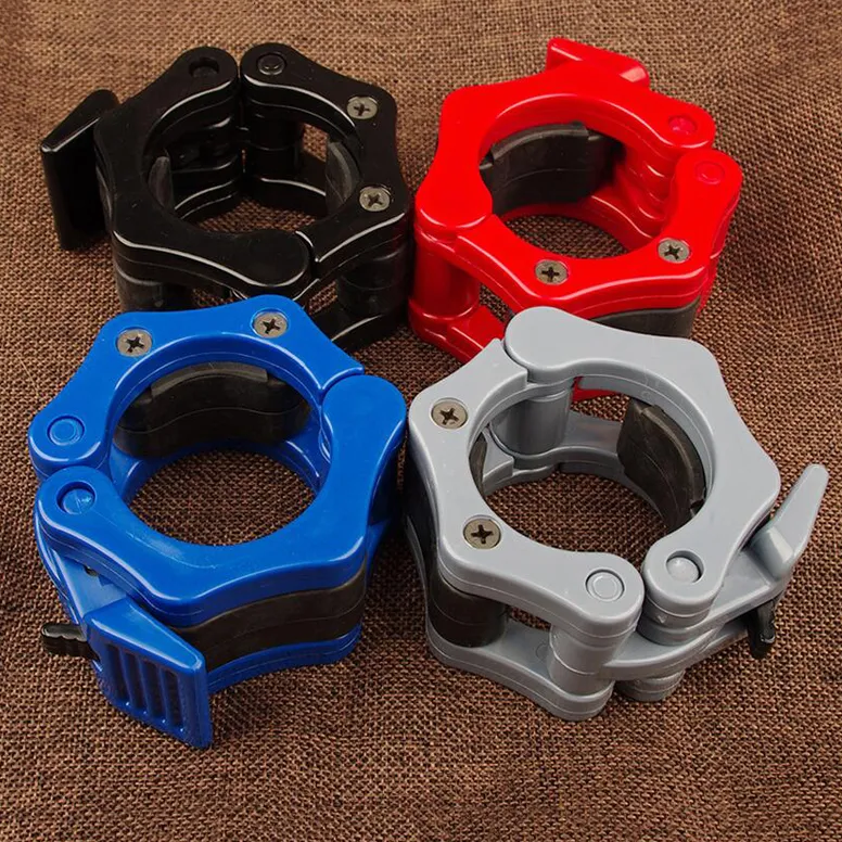 Portable Anti-Barbell Plate Falling Plastic Safety Buckle for Home Fitness