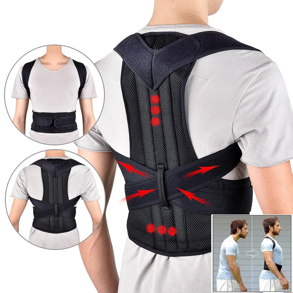 Adult Spine Correction Belt With Support Plate for Back Posture, S-5XL