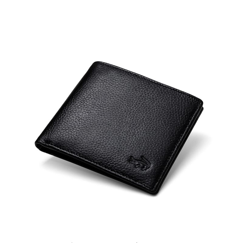 Wholesale Men Solid Color Simplicity Business Leather Wallet