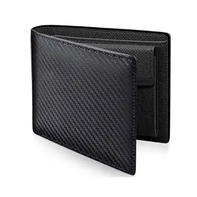 Men Japanese Style Bifold Genuine Leather Wallet