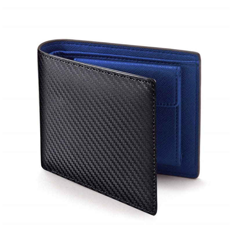 Wholesale Men Simplicity Bifold Genuine Leather Wallet