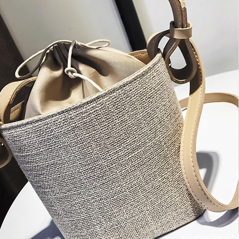 [BEENTRILL]★CANVAS 2WAY BUCKET BAG Quince_Co.
