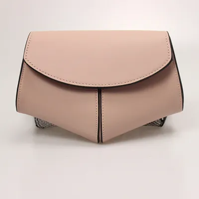 Women Fashion Snakeskin Printed PU Flap Chest Bag