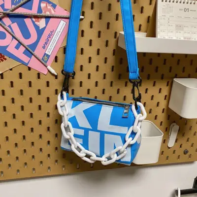 Women Fashion Graphic Print Mini PU Shoulder Crossbody Bag