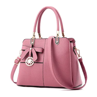 Women Fashion Color Blocking Large Capacity Tote Handbag