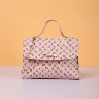 Women Fashion Crocodile Pattern Plaid Crossbody Bag