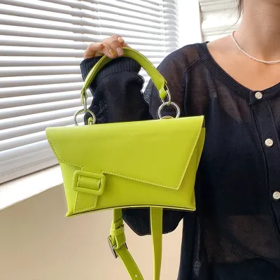 Women Fashion Casual PU Leather Waist Bag Crossbody Bag with Adjustable Strap
