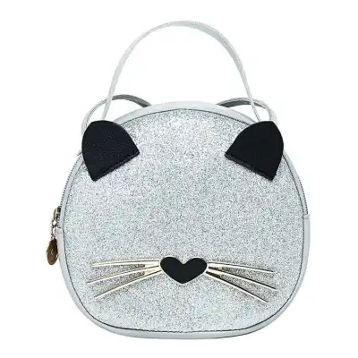 Women Fashion Leopard Print Cat Shape Crossbody Bag Messenger Bag