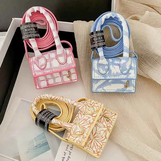 Women Fashion Color Blocking Mini Crossbody Bag