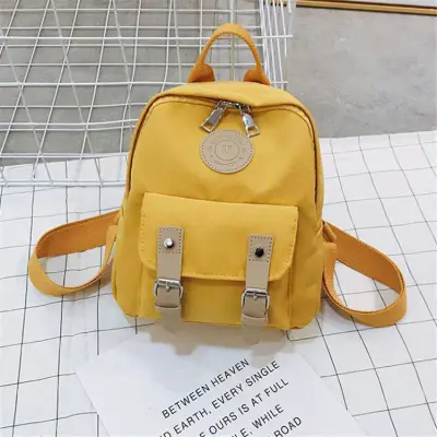 Women's Fashion Color Blocking Large Capacity Oxford Backpack