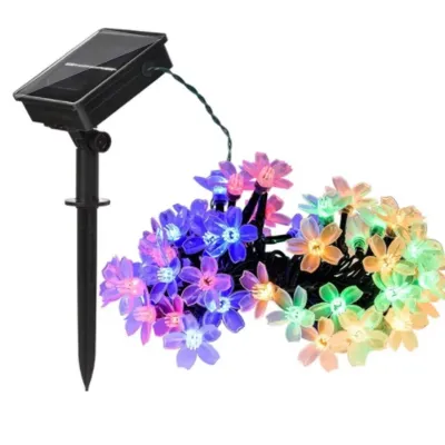 20/30/50 LED Solar Garden Flower String Lights for Outdoor Christmas Decoration