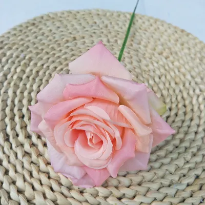 Fashion Simulation Rose Flower Wedding Photography Background Decoration with Silk Vase