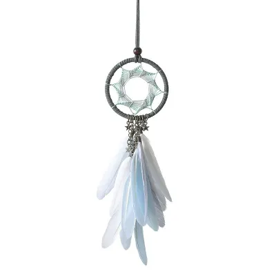 Feather Tassel With Lamp Car Accessory Dream Catcher