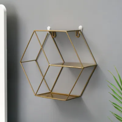 Nordic Modern Minimalist Iron Hanging Ornaments Shelf for Living Room Bedroom